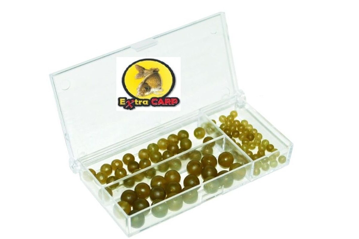 Extra Carp Sada gumových korálků Rubber Beads Set 100ks