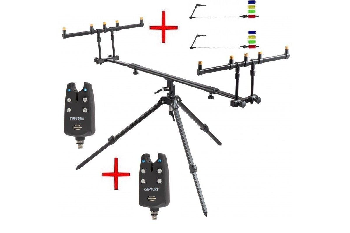 JAF Stojan Tripod Capture Accure Pod + ZDARMA 2ks signalizátorů Lynx + swingery