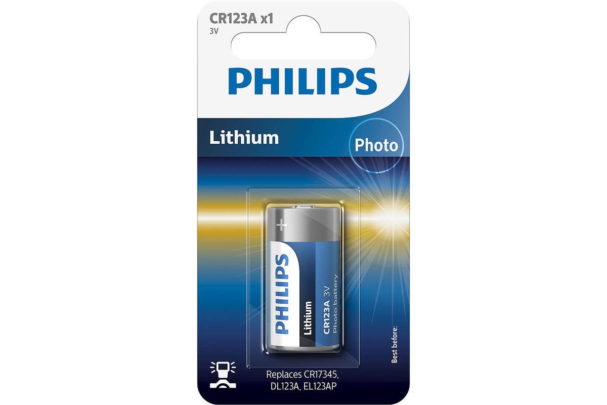 Philips Baterie CR123A 1ks