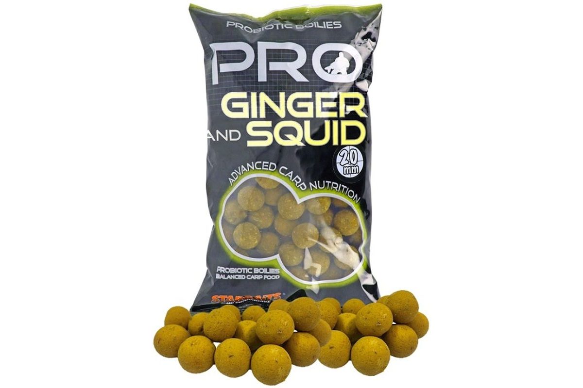 Starbaits Boilies Pro Ginger Squid 800g