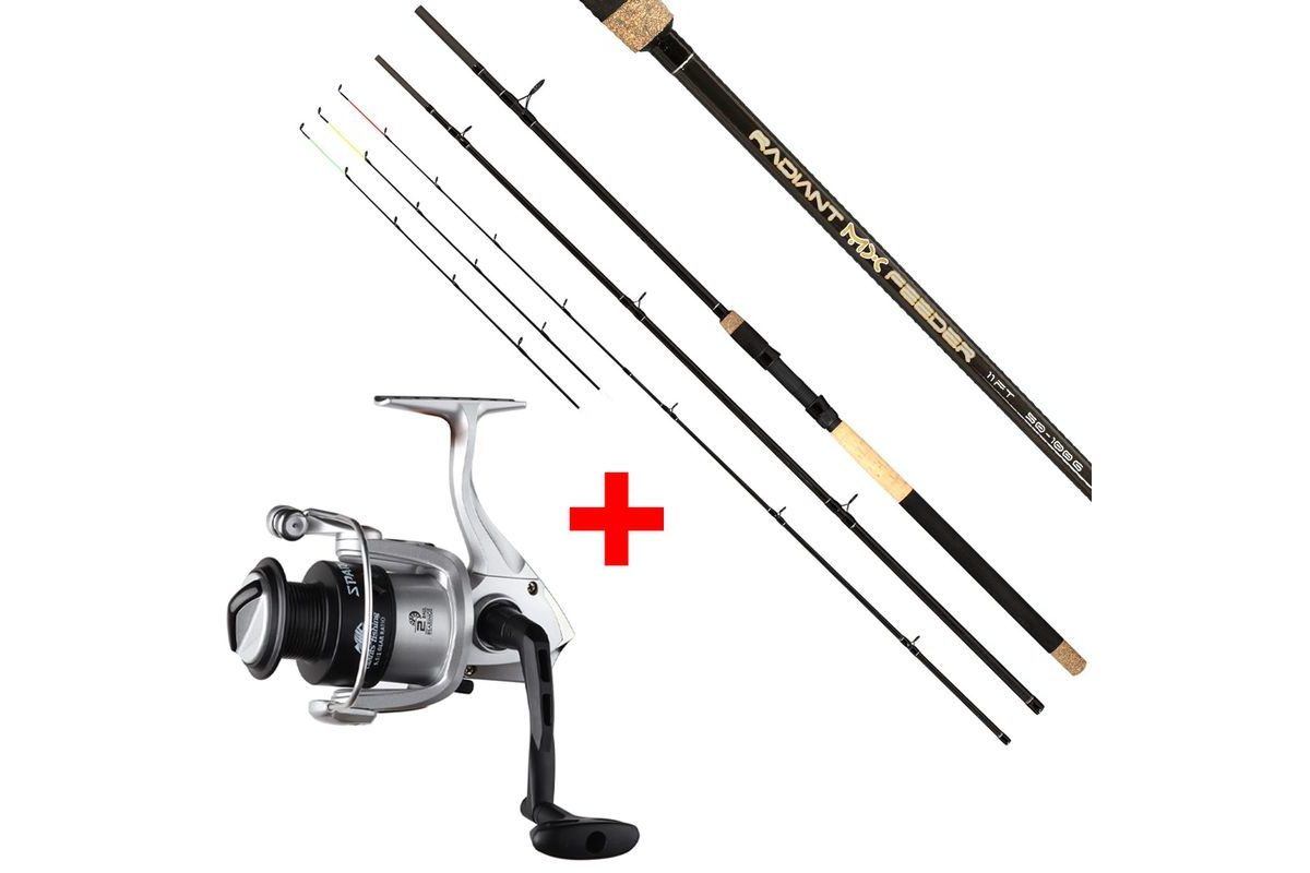 Giants fishing Prut Radiant MX Feeder 3,6m 50-100g + Naviják Spark Reel FD 4000