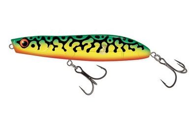 Salmo Wobler Rattlin Stick Floating Clear Green Tiger