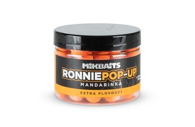 Mikbaits Plovoucí boilie Ronnie pop-up Mandarinka 150ml