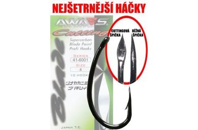 Awa-S Háčky Cutting Blade 6001 Black Nickel 10ks