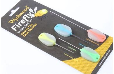 Wychwood Sada jehel a vrtáčku Firefly Baiting Needle Set 4ks