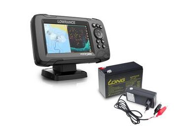 Lowrance Echolot Hook Reveal 5 se Sondou HDI 83/200khz + baterie + nabíječka ZDARMA