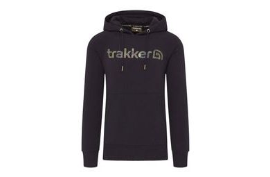 Trakker Mikina CR Logo Hoody Black Camo