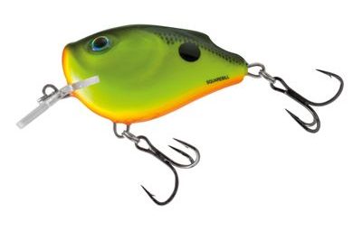 Salmo Wobler SquareBill Floating Chartreuse Shad