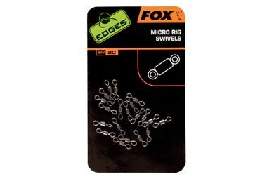 Fox Malé obratlíky Edges Micro Rig Swivels 20ks