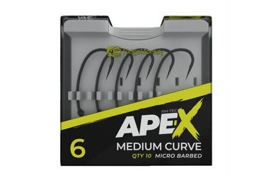 RidgeMonkey Háčky Ape-X Medium Curve Barbed 10ks