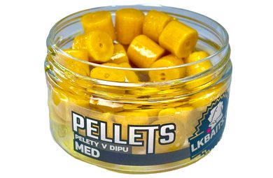 LK Baits Pop-up Pelety v dipu Med 40g