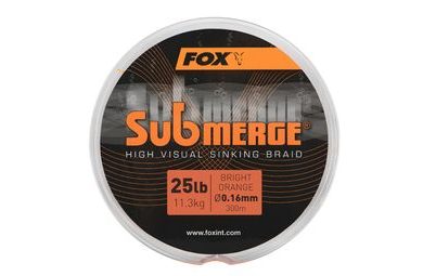 Fox Šňůra Submerge High Visual Orange Sinking Braid