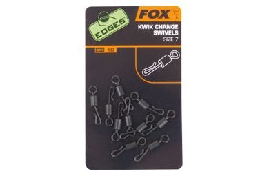 Fox Rychlovýměnné obratlíky Edges Kwik Change Swivel 10ks