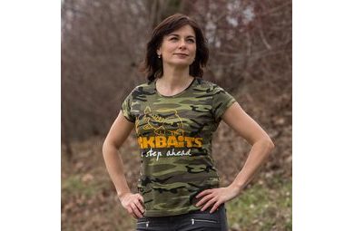 Mikbaits Dámské tričko camou Ladies team