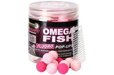 Starbaits Plovoucí boilies Fluo Omega Fish 80g