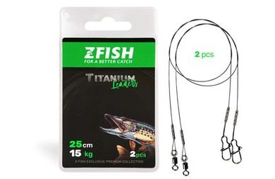 Zfish Lanko Titanium Leader 2ks