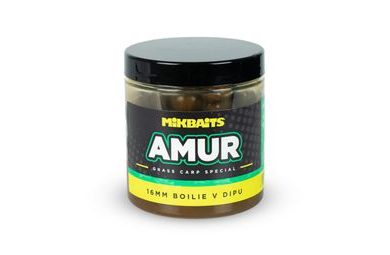 Mikbaits Boilie v dipu Amur range 250ml