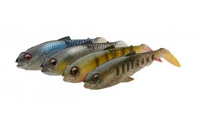 Savage Gear Gumová nástraha Craft Cannibal Paddletail Clear Water Mix 4pc