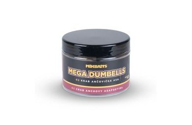 Mikbaits Gangster Mega Dumbells G2 Krab Ančovička Asa 24x30mm 500ml