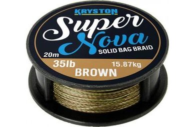 Kryston Pletená šňůra Super Nova solid braid písková 20m