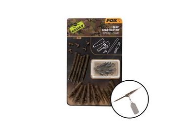 Fox Závěs na olovo Edges Camo Slik Lead Clip Kit vel.10 5ks