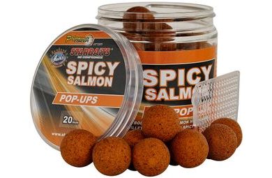Starbaits Plovoucí boilies Pop Up Spicy Salmon 50g