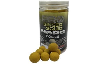 Starbaits Boilie Pro Ginger Squid Hard Boilies 200g