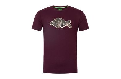 Korda Triko Outline Tee Burgundy