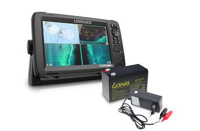 Lowrance Echolot Hook Reveal 9 se Sondou Tripleshot + baterie + nabíječka ZDARMA