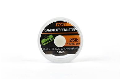 Fox Ztužená šňůrka Edges Camotex Semi Stiff Camo 20m