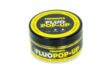 Mikbaits Mini Plovoucí fluo boilie 10mm 100ml