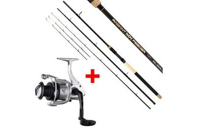 Giants fishing Prut Radiant MX Feeder 3,6m 50-100g + Naviják Spark Reel FD 4000