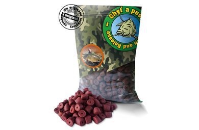 Chyť a pusť Pelety Robin Red original carp s dírou 900g