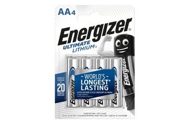 Energizer Lithiové baterie Ultimate Lithium AA 4ks