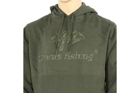 Giants Fishing Mikina s kapucí zelená Camo Logo