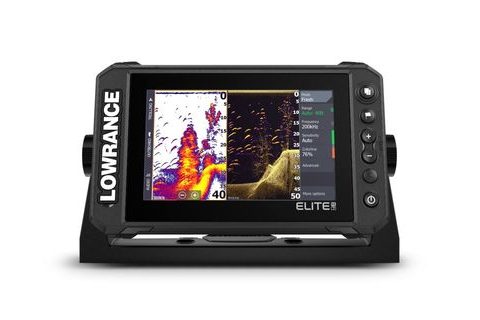 Lowrance Echolot Elite FS 7 se sondou Activeimaging 3v1 + baterie + nabíječka ZDARMA