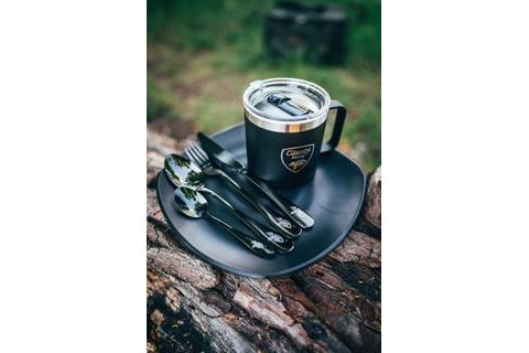 Giants Fishing Sada příborů černý nerez Cutlery SS 410 ( 4pc - set )