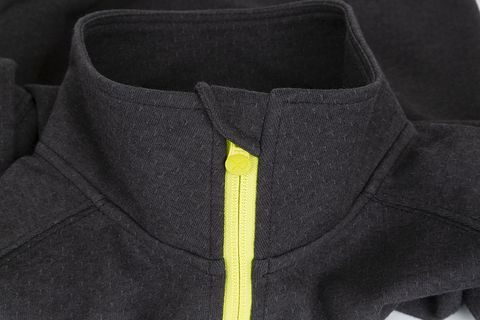 Matrix Mikina Minimal Black Marl 1/4 ZIP Sweater