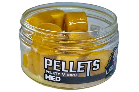 LK Baits Pelety v dipu Med 60g