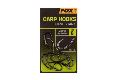 Fox Háčky Carp Hook Curve Shank 10ks