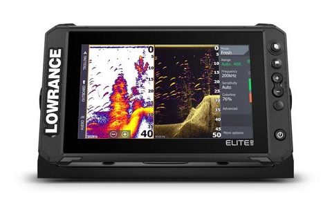 Lowrance Echolot Elite FS 9 se sondou Activeimaging 3v1 + baterie + nabíječka ZDARMA