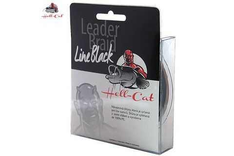 Hell-Cat Návazcová šňůra Leader Braid Line Black 20m