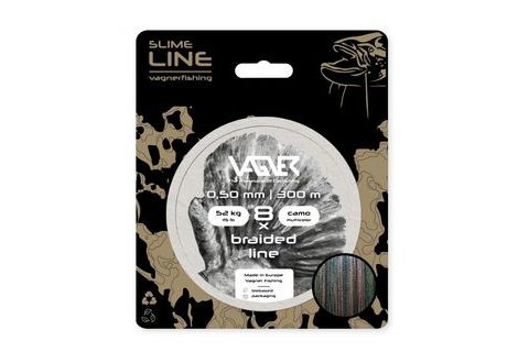 Vagner Šňůra Braided Line Camo Multicolor 300m