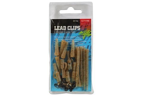 Giants Fishing Kompletní sada na boční olovo Lead Clips Complet Camo Set