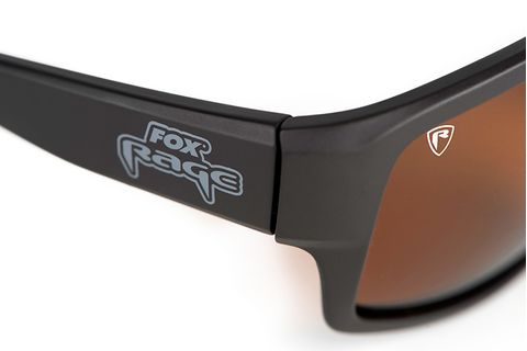 Fox Rage Brýle Floating Wrap Dark Grey Sunglasses / Brown Lenses