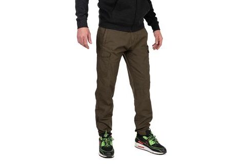 Fox Kalhoty Collection LW Cargo Trousers Green & Black