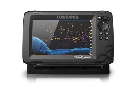 Lowrance Echolot Hook Reveal 7 se Sondou HDI 50/200khz + baterie + nabíječka ZDARMA