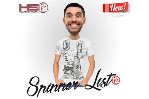 Hotspot Design Tričko Spinner List