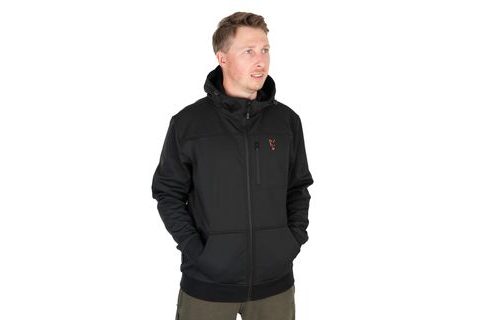 Fox Bunda Collection Soft Shell Jacket Black & Orange