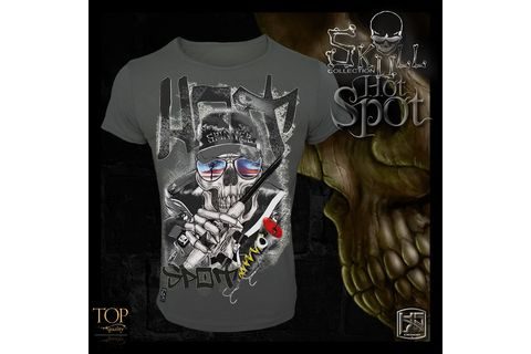 Hotspot Design Tričko Skull Hot Spot